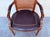 Spanish Early 20th Century Wooden Fauteuil Armchair with Leather seat For Sale In Miami - Image 6 of 18
