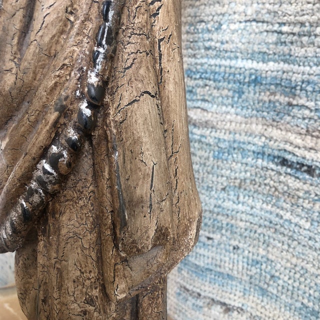 Late 20th Century Tuscan Style Sculpture of a Santos. For Sale In Dallas - Image 6 of 12