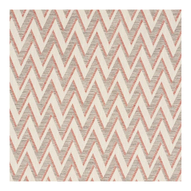 Schumacher Dartmoor Fabric in Rust For Sale