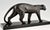 Black Emile Louis Bracquemond, Sculpture of Walking Panther, 1930, Bronze and Marble For Sale - Image 8 of 14
