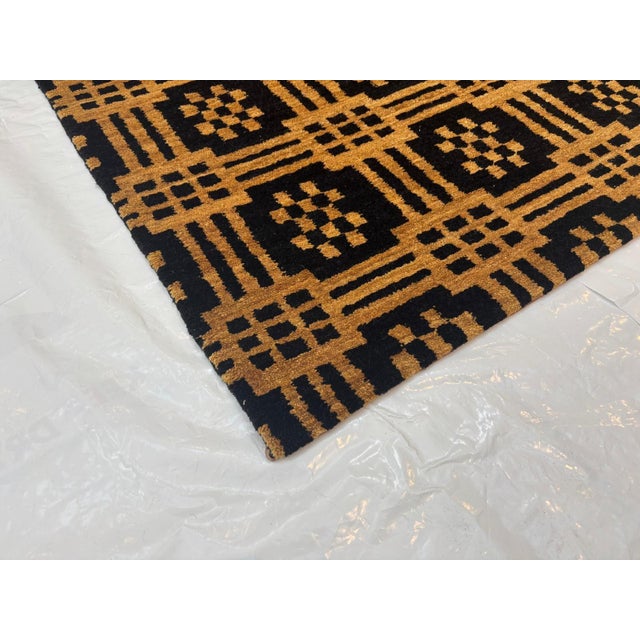 1980s Silk and Wool Modern Nepalese Rug, 10'3" X 13'8" For Sale - Image 5 of 5