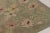 1920s Antique Hooked Rug With Oval Medallion & Pastel Florals in Green - Rug & Kilim For Sale - Image 5 of 11