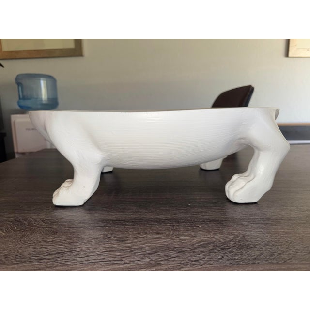 Made Goods Made Goods Large Roman Bowl White For Sale - Image 4 of 5