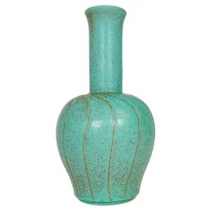 Art Deco Ceramic Vase by Ewald Dahlskog for Bo Fajans, Sweden, 1937
