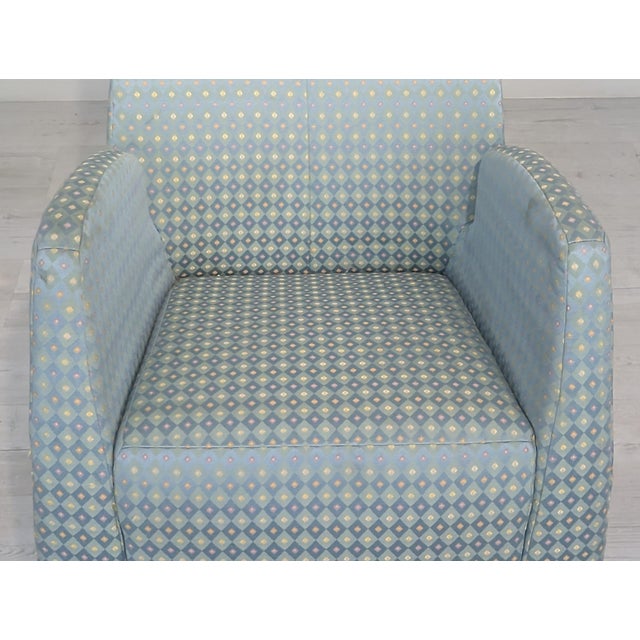 Mid-Century Upholstered High-Back Lounge Chair, 1959 For Sale - Image 6 of 13