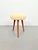 Vintage Swedish Three Legged Sheepskin Stool, 1970 For Sale - Image 3 of 6