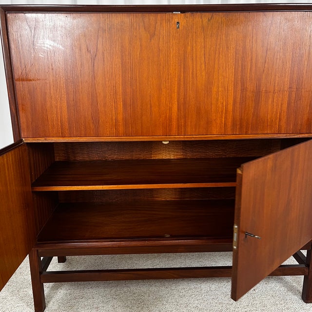 Scandinavian Secretary Desk in the Style of Marian Grabinski for Ikea, 1960s For Sale - Image 12 of 18
