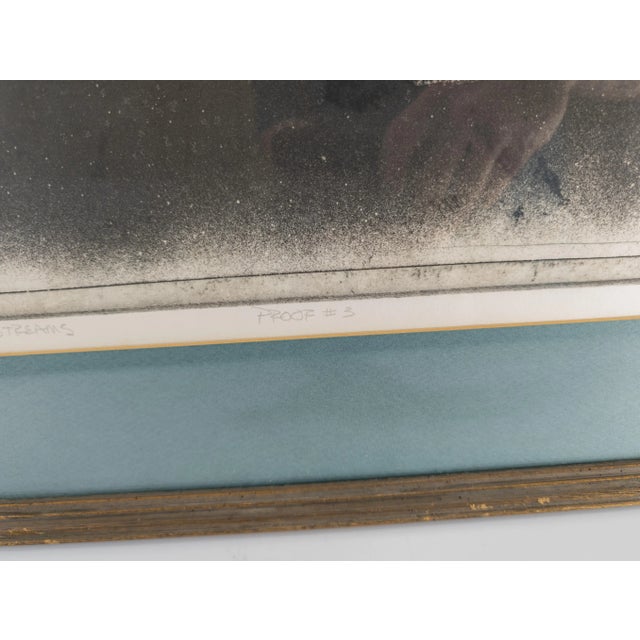 Mid-Century Contemporary Modern Art Abstract Etching Print Signed For Sale - Image 11 of 12