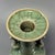 Antique Chinese Longquan celadon vase, decorated with a pair of phoenix-shaped side handles. Covered in natural crackle...