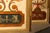 19th Century Italian Six-Panel Painted Wood Folding Screen in Gilt Bronze Frame For Sale - Image 11 of 16