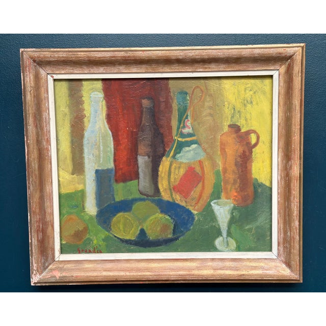 Svän Grandin, Nature Morte, 1960s, Oil on Panel, Framed For Sale - Image 15 of 18