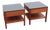 Knoll Two Tones Mid Century Modern Nightstands Bedside Tables a Pair 6597 For Sale