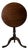 Tilt Top Table in Oak, 19th Century For Sale
