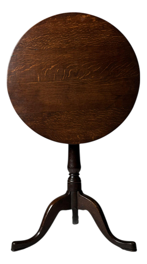 Tilt Top Table in Oak, 19th Century