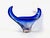 1960s Vintage Murano Blue Glass Bowl, 1960s For Sale - Image 5 of 10