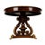 Wood 1990s Maitland Smith Spiro Inlaid Mahogany Regency Center Table 41x41" For Sale - Image 7 of 15