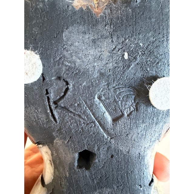 Gerhard De Beer "Crazy Clay" Raku Pottery Lion For Sale - Image 4 of 6