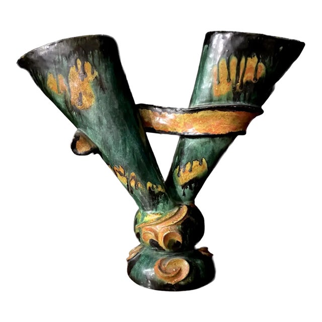 Vienna Modernist Secessionists Vase by Wiener Werkstaette Circa 1910 For Sale