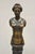 Late 19th Century Antique French Renaissance Large Figural Bronze Man & Woman Bust Andirons - Pair For Sale - Image 5 of 10