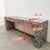 Vintage 1980s Postmodern Memphis Charcoal Burl Wood Console Table For Sale - Image 11 of 11