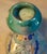 Ceramic Antique Handpainted Morrocan Moorish Vase For Sale - Image 7 of 10