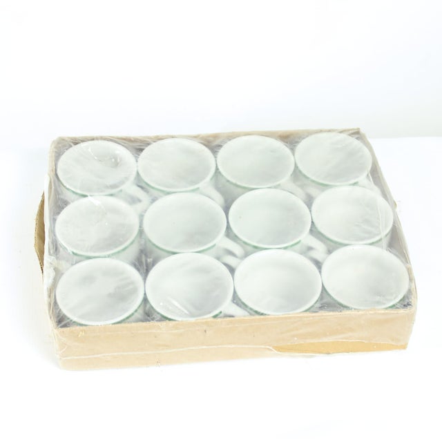 Ceramic White Porcelain Cups by Lubiana, Poland, 1960s, Set of 12 For Sale - Image 7 of 10