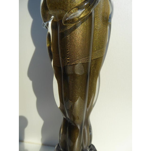 Mid-Century Modern Sergio Rossi, Lovers' Embrace Sculpture, 1980s, Murano Glass For Sale - Image 3 of 7