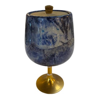 Vintage Ice Bucket on Pedestal With Lid, 1970s For Sale