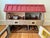 Red Early 20th Century Bench Made Folk Art Colonial Dollhouse, Furnished For Sale - Image 8 of 17