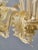Goldenrod Venetian Five-Arm Murano Glass Chandelier For Sale - Image 8 of 12