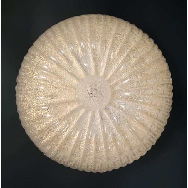 Barovier e Toso 1960s Graniglia Flush Mount For Sale - Image 4 of 8