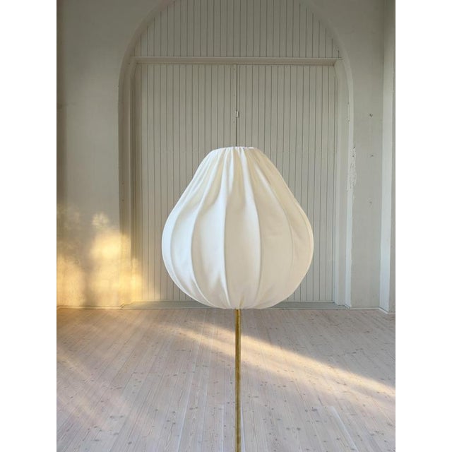Mid-Century Modern Brass Floor Lamp from Falkenbergs Belysning, Sweden, 1960s For Sale - Image 6 of 14