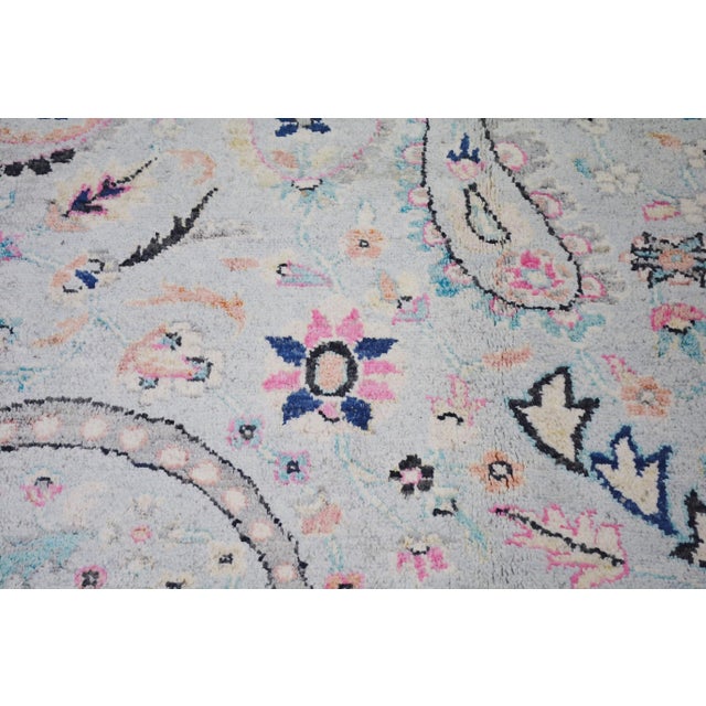 Oushak Angora Hand Knotted Wool Rug, 10'3"x13'5" For Sale In New York - Image 6 of 6
