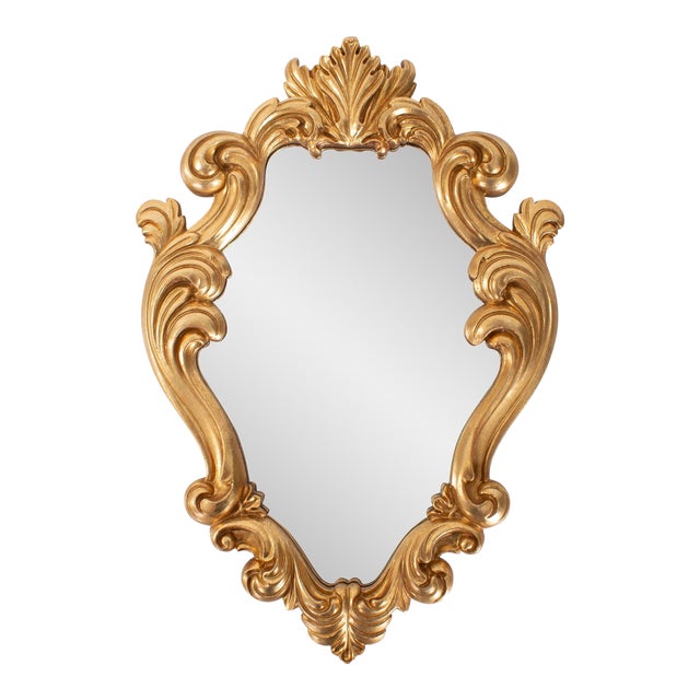 French D' Amboise Collection of Gold Petite Mirrors- Oblong For Sale