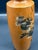 Early 20th Century Japanese Hand Painted Persimmon Vase – Bird & Foliage Motif, Gold & Black Enamel, Meiji–Taishō Era For Sale - Image 4 of 9