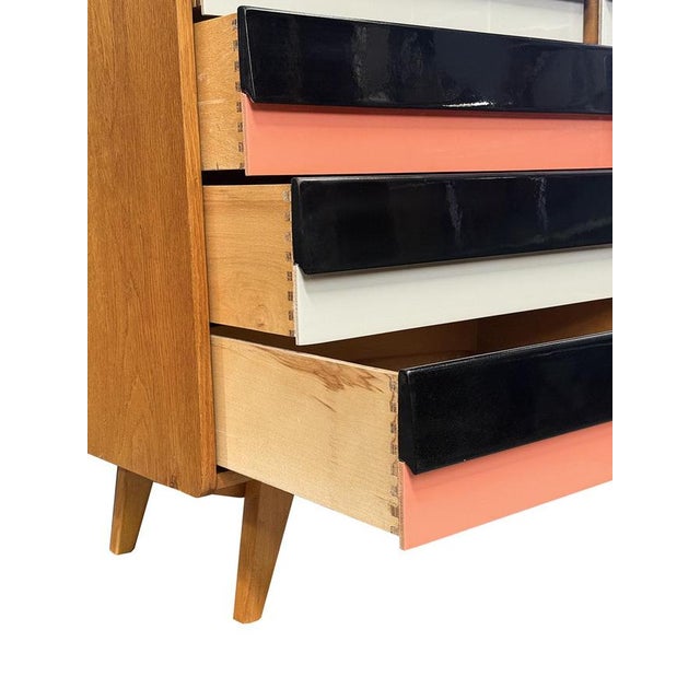 Wood Mid-Century Modern Chest of Drawers by Jiří Jiroutek for Interiér Praha, 1960s For Sale - Image 7 of 10