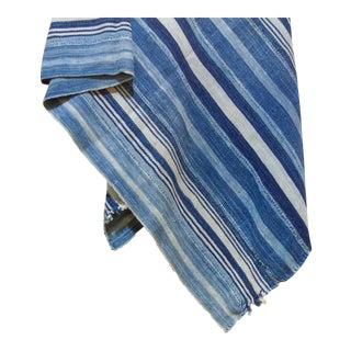 Hassimi Indigo African Mud Cloth For Sale