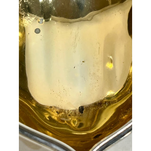 Vintage French Silver-Plated Walnut Form Covered Box For Sale - Image 15 of 16