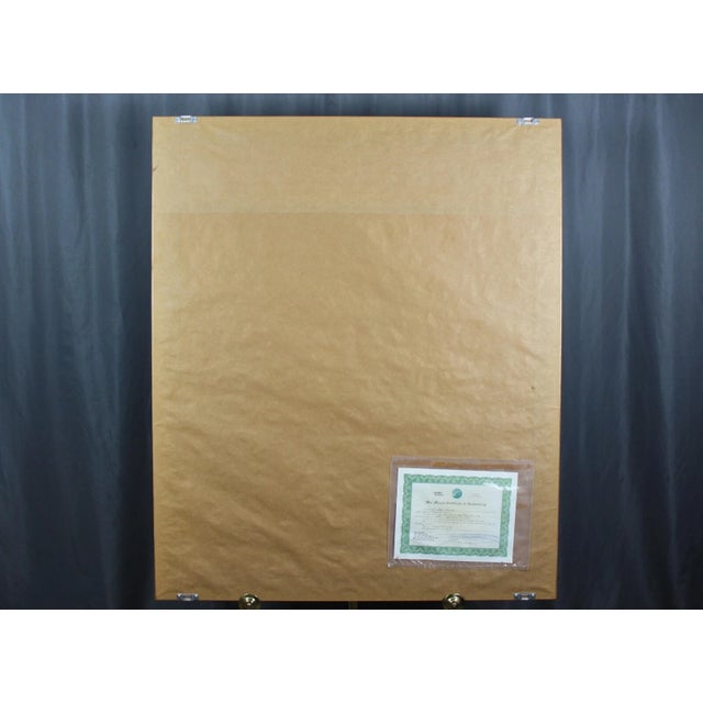 Mint 1990s Wai Ming "Sea Sounds" Signed & Numbered Lithograph Print W Coa For Sale - Image 8 of 12