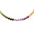 Rainbow Tourmaline Bracelet 14K Gold For Sale - Image 4 of 6