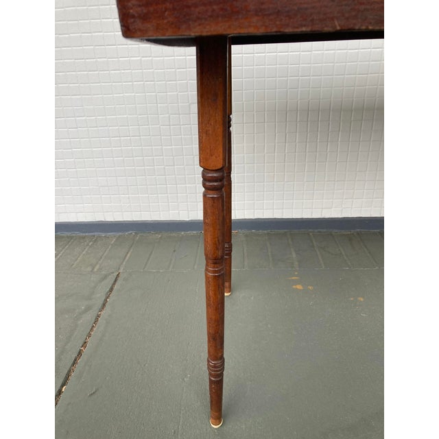 Antique Folding 19th C. Wooden Camp or Gaming Table For Sale - Image 4 of 18