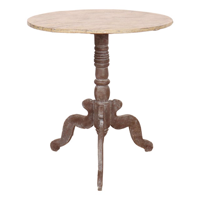 Swedish Painted Lamp Table For Sale