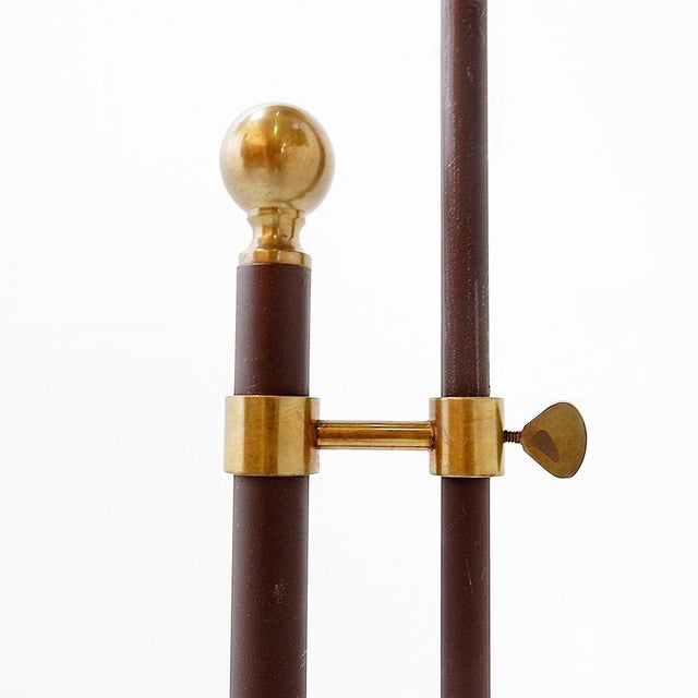Mid-Century Height-Adjustable Floor Lamp in the style of Bergboms, 1960s For Sale - Image 10 of 14