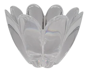 Early 21st Century Orrefors Crystal Signed Mayflower Candy Dish