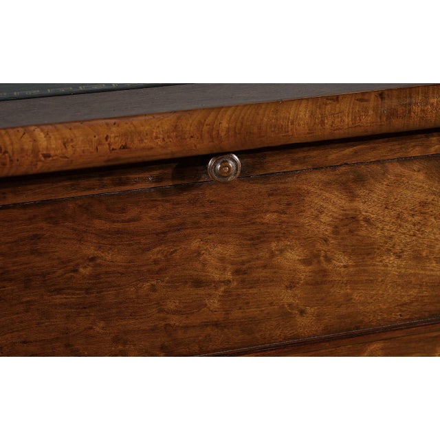 Speckled Mahogany Pedestal Desk For Sale - Image 13 of 18