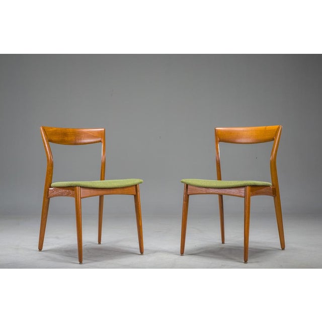 Set of Dining Teak Chairs attributed to R. Borregaard for Viborg, 1970s For Sale - Image 14 of 14