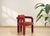 Double Arch Dining Chairs in Crimson Red Cotton Velvet from Insidherland, Set of 6 For Sale - Image 10 of 16