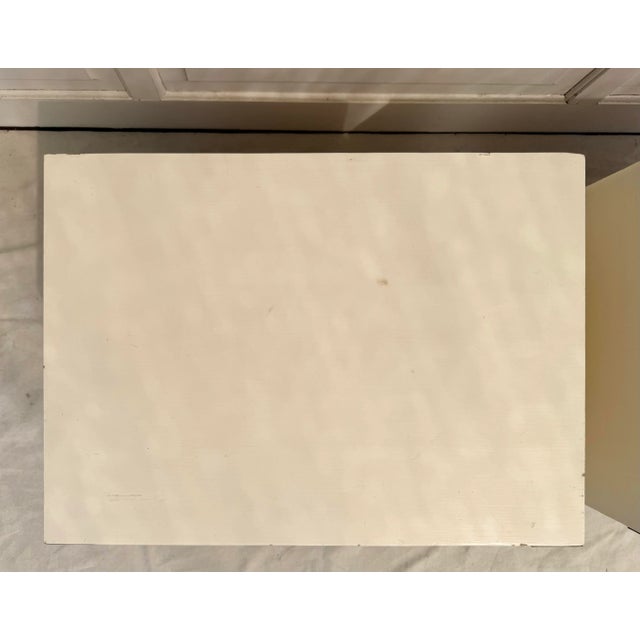 Dixie 1970's Pair of White Campaign Nightstands For Sale - Image 4 of 12