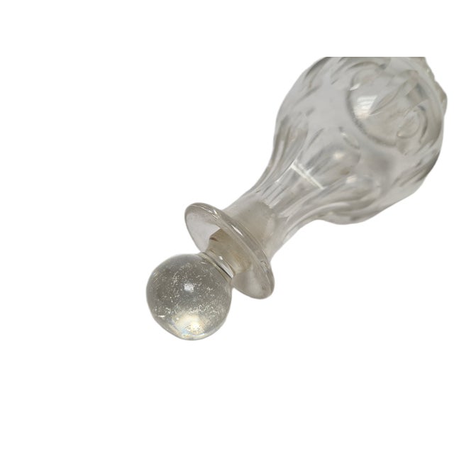 Glass Antique Biedermeier Carafe, Austria, 1890s For Sale - Image 7 of 11