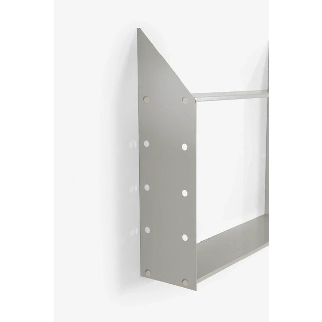 Metal 1970s Attributed to Enzo Mari Dima Modular Wall Shelving System For Sale - Image 7 of 10
